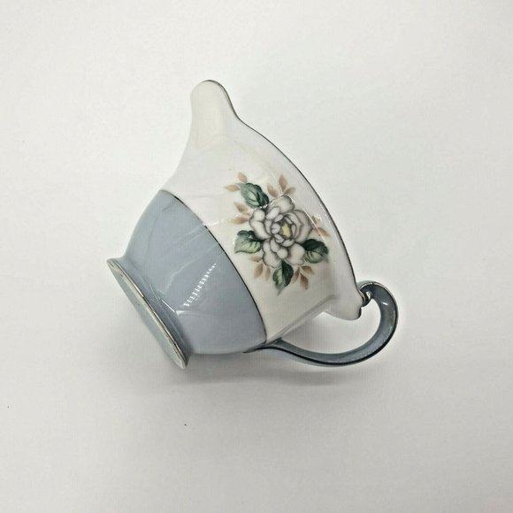 Harmony House Sheraton 3250 Creamer Japan Dish Set Floral Vintage Floral Blue - Picture 8 of 9